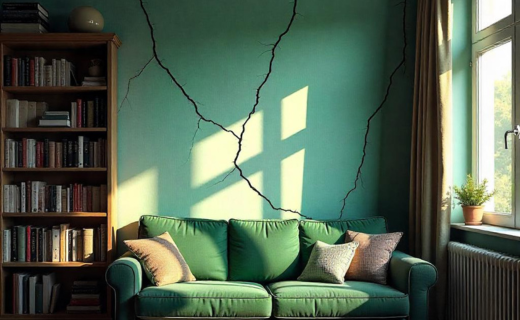 cracks on walls